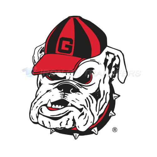 Georgia Bulldogs Logo T-shirts Iron On Transfers N4472 - Click Image to Close